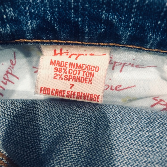 Hippie Jeans Hippie Brand Raw Edge Distressed Jeans Sz 7 Poshmark